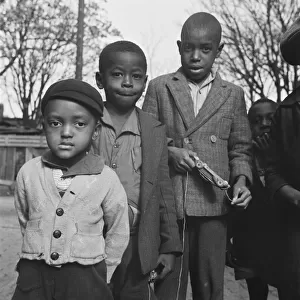 Neighborhood children, Washington, D. DC, 1942. Creator: Gordon Parks