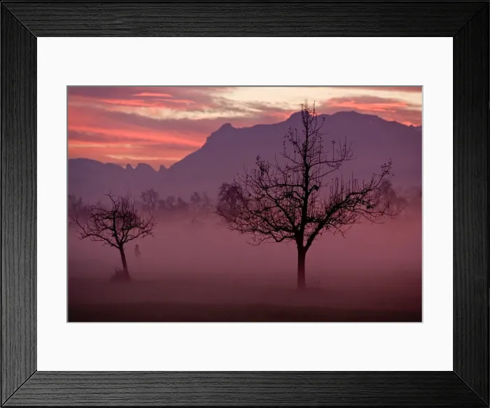 Framed Print : A man flies his model airplane on a autumn evening at dusk in Dornbirn Framed Print : A man flies his model airplane on a autumn evening at dusk in Dornbirn