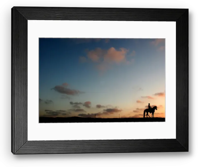 Framed Print : A teenagers settler rides on a horse in the settlement of Netzarim in the Gaza Strip Framed Print : A teenagers settler rides on a horse in the settlement of Netzarim in the Gaza Strip