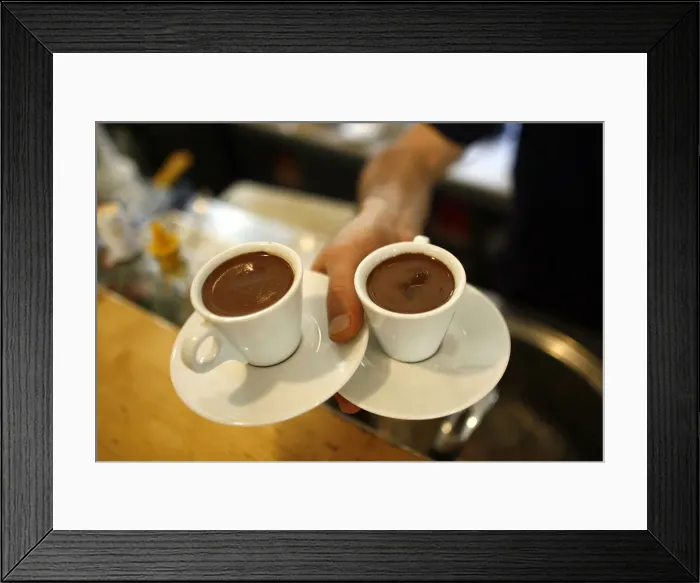 Framed Print : To match feature TURKEY-COFFEE