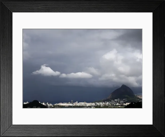 Framed Print : A view of Ipanema neighborhood in Rio de Janeiro Framed Print : A view of Ipanema neighborhood in Rio de Janeiro