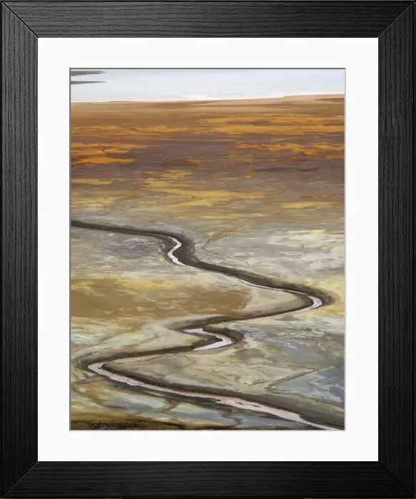 Framed Print : A view of Milluni water reservoir in the Bolivian highlands