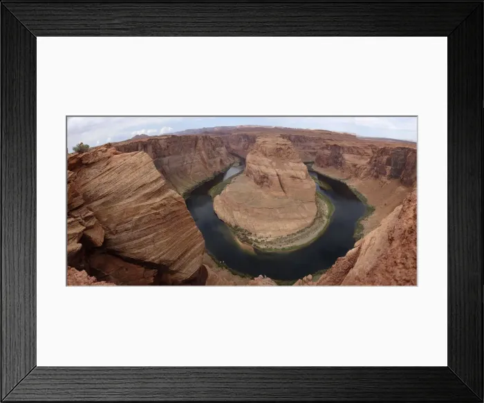 Framed Print : Overall view of Horse shoe canyon near Page, Arizona Framed Print : Overall view of Horse shoe canyon near Page, Arizona