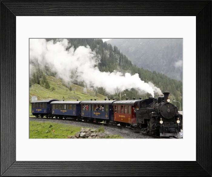 Framed Print : To match Reuters Life! SWISS-TRAIN / FURKA Framed Print : To match Reuters Life! SWISS-TRAIN / FURKA