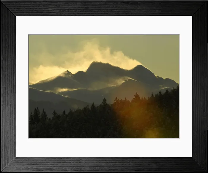 Framed Print : Snowfall in Tirol