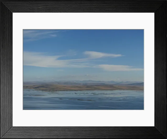 Framed Print : Ngoring Lake is seen near the headwaters of the Yellow River in Madoi Framed Print : Ngoring Lake is seen near the headwaters of the Yellow River in Madoi