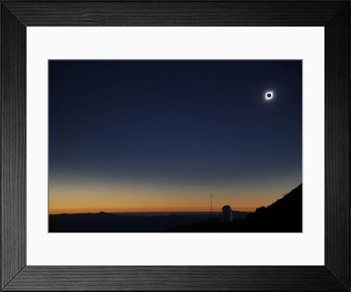 Framed Print : A solar eclipse is observed at Coquimbo Framed Print : A solar eclipse is observed at Coquimbo
