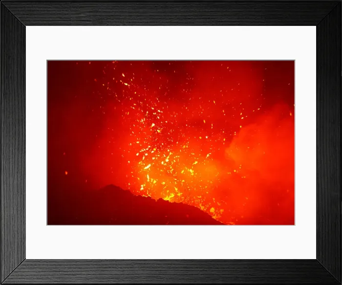 Framed Print : Mount Etna, Europes highest and most active volcano, erupts Framed Print : Mount Etna, Europes highest and most active volcano, erupts