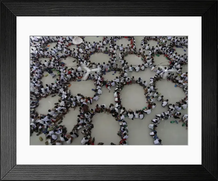 Framed Print : Students from Ar-Raudhatul Hasanah Pesantren read the Koran during the holy fasting month Framed Print : Students from Ar-Raudhatul Hasanah Pesantren read the Koran during the holy fasting month