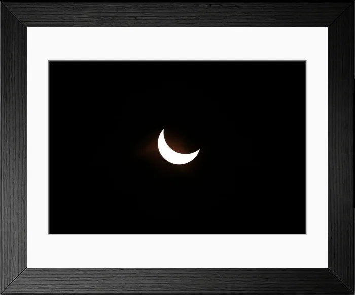 Framed Print : A solar eclipse is observed at Coquimbo Framed Print : A solar eclipse is observed at Coquimbo