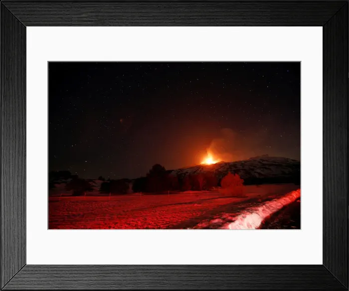 Framed Print : Italys Mount Etna, Europes tallest and most active volcano Framed Print : Italys Mount Etna, Europes tallest and most active volcano