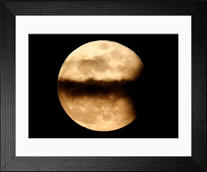 Framed Print : The full moon named the Pink Moon rises over statues at city square in Skopje Framed Print : The full moon named the Pink Moon rises over statues at city square in Skopje