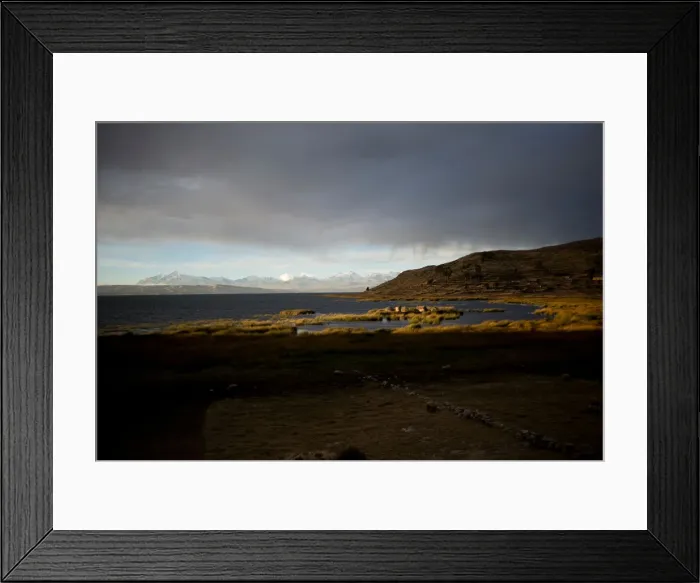 Framed Print : The Wider Image: Lake Titicaca, once considered Andean deity, faces pollution threat Framed Print : The Wider Image: Lake Titicaca, once considered Andean deity, faces pollution threat