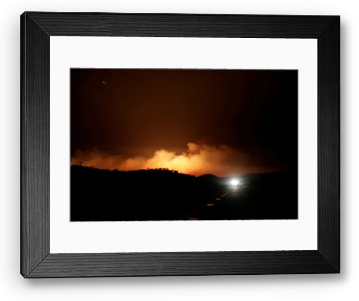 Framed Print : View of the devastation caused by a forest fire in an area of Chapada dos Veadeiros Framed Print : View of the devastation caused by a forest fire in an area of Chapada dos Veadeiros