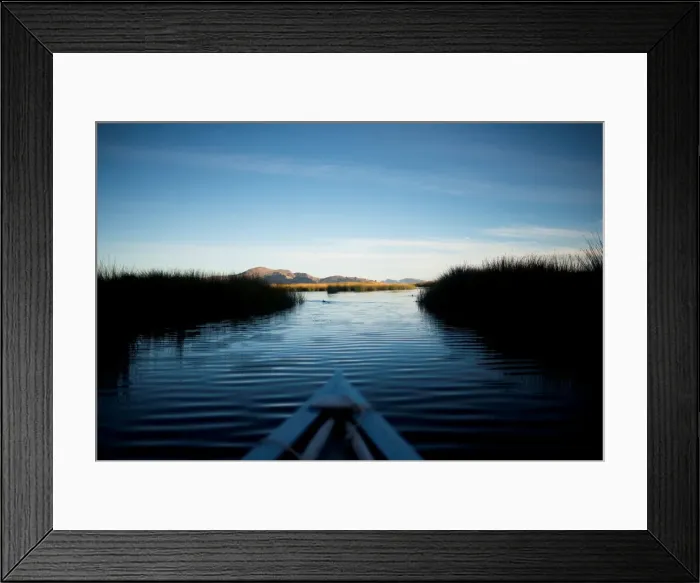 Framed Print : The Wider Image: Lake Titicaca, once considered Andean deity, faces pollution threat