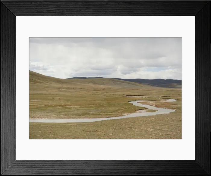 Framed Print : The upper section of the Yellow River is seen in Madoi Framed Print : The upper section of the Yellow River is seen in Madoi