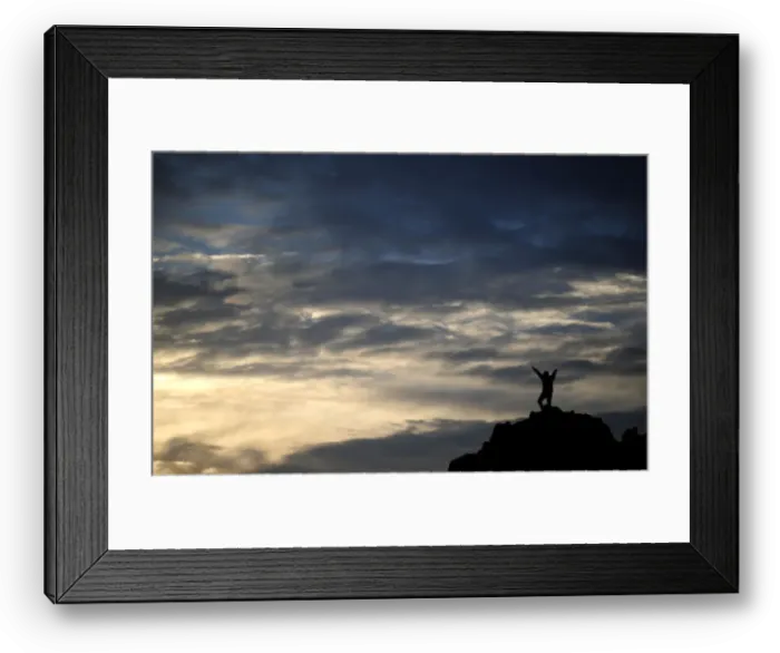 Framed Print : People celebrate the summer solstice at the Kokino megalithic observatory Framed Print : People celebrate the summer solstice at the Kokino megalithic observatory