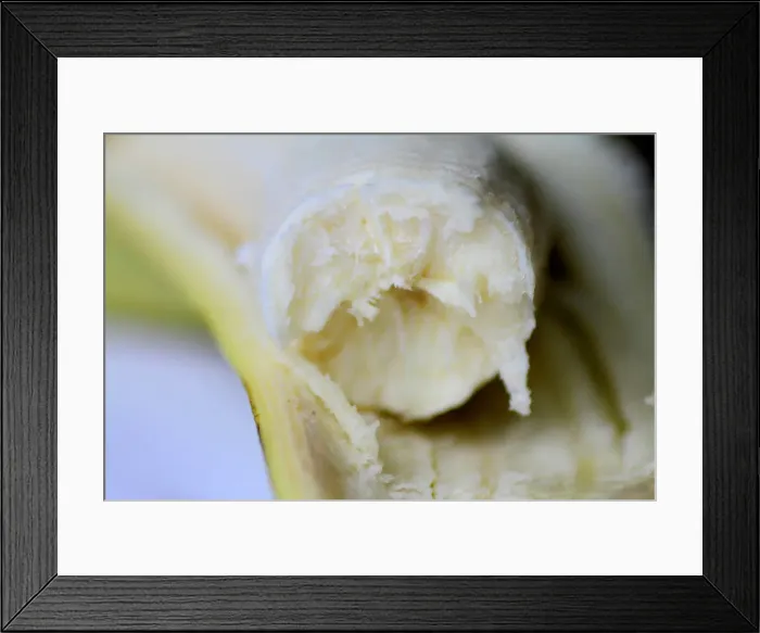 Framed Print : Illustration photo of a banana