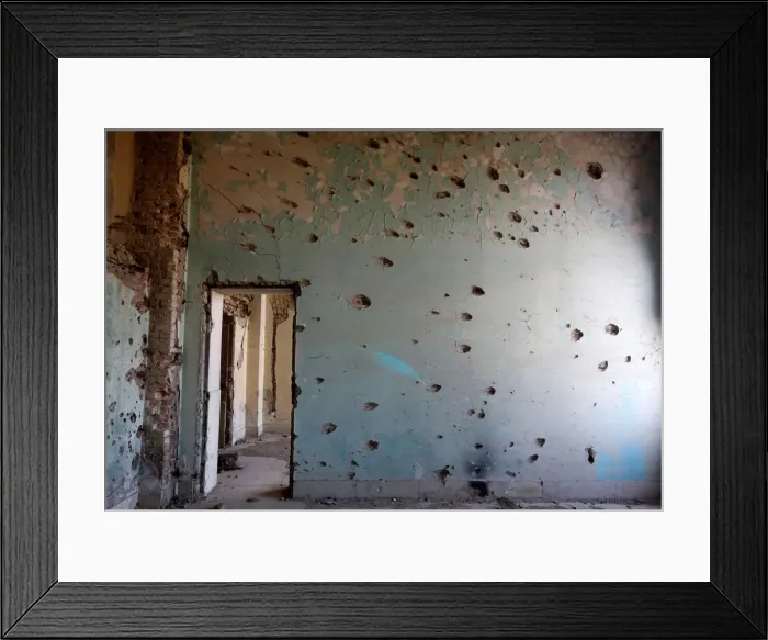 Framed Print : The Wider Image: In the ruins of Kabuls Darul Aman palace Framed Print : The Wider Image: In the ruins of Kabuls Darul Aman palace