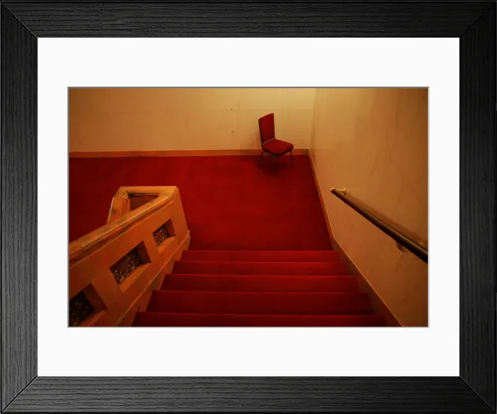 Framed Print : The Wider Image: A peek through the curtains at Chinas two meetings