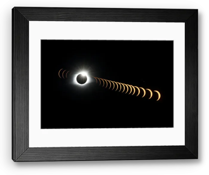 Framed Print : A composite image of 21 separate photographs taken with a single fixed camera shows Framed Print : A composite image of 21 separate photographs taken with a single fixed camera shows