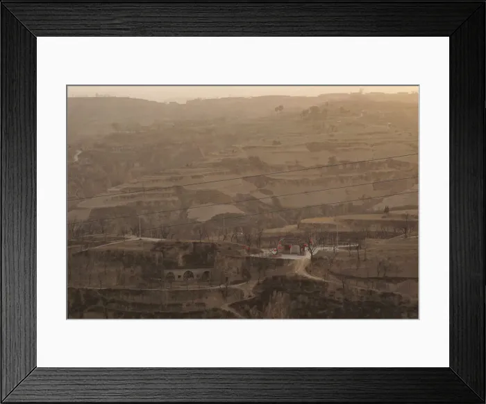 Framed Print : A village with subterranean houses, that locals refer to as caves Framed Print : A village with subterranean houses, that locals refer to as caves
