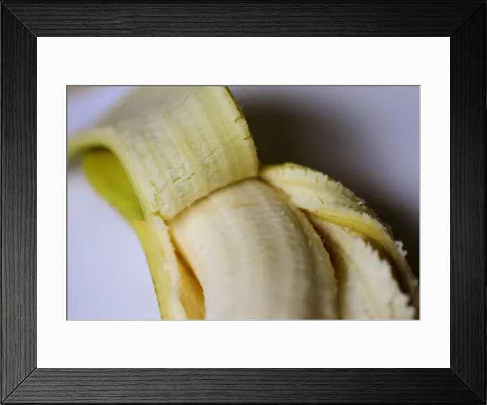 Framed Print : Illustration photo of a banana Framed Print : Illustration photo of a banana