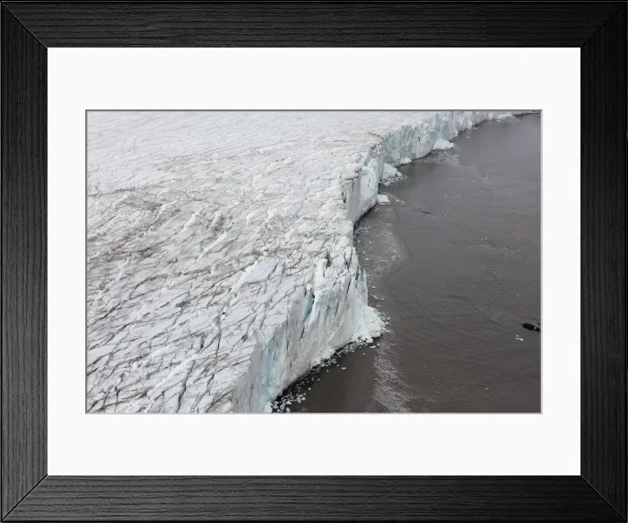 Framed Print : A glacier at Hero Bay, Antarctica Framed Print : A glacier at Hero Bay, Antarctica