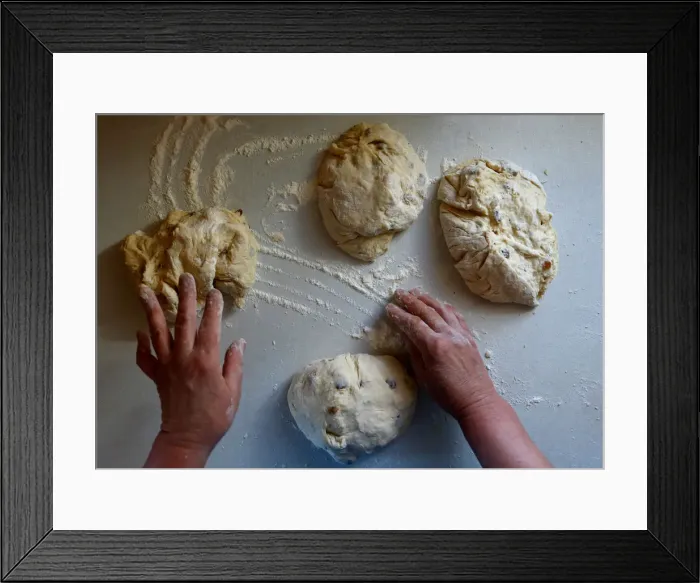Framed Print : Woman bakes traditional cakes on the eve of Orthodox Easter in the town of Bobruisk Framed Print : Woman bakes traditional cakes on the eve of Orthodox Easter in the town of Bobruisk