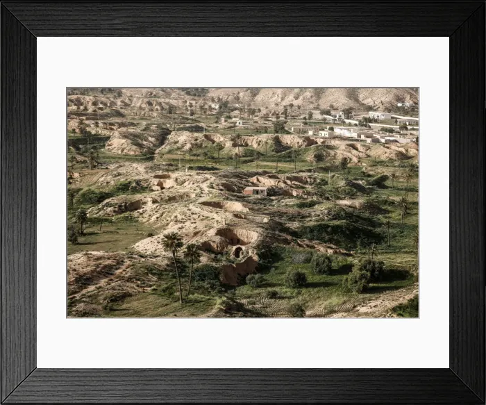 Framed Print : The Wider Image: Last residents hold on in Tunisias underground houses Framed Print : The Wider Image: Last residents hold on in Tunisias underground houses