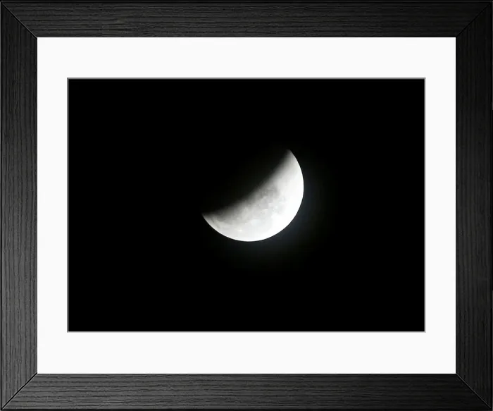 Framed Print : The super blue moon is seen during a total lunar eclipse in Metro Manila
