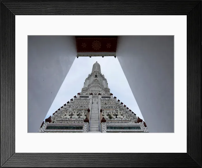 Framed Print : Wat Arun temple is seen in Bangkok Framed Print : Wat Arun temple is seen in Bangkok