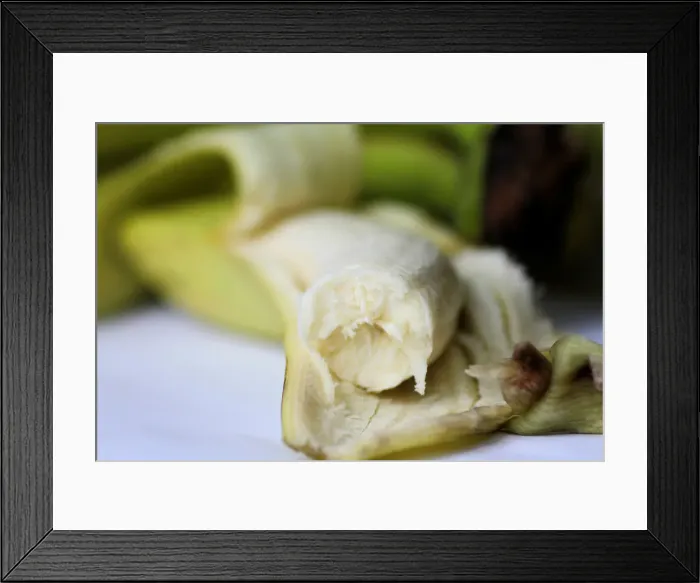 Framed Print : Illustration photo of a banana Framed Print : Illustration photo of a banana