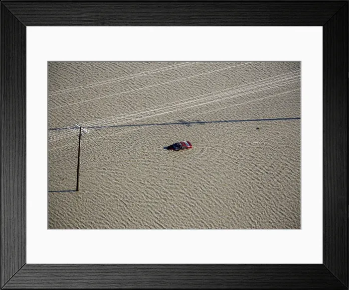 Framed Print : A vehicle stuck in the flooded waters of the Stillaguamish River is pictured in this Framed Print : A vehicle stuck in the flooded waters of the Stillaguamish River is pictured in this