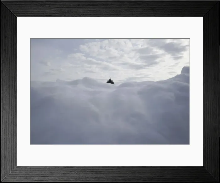 Framed Print : The U. S. Capitol dome can be seen behind piles of snow removed from parking areas Framed Print : The U. S. Capitol dome can be seen behind piles of snow removed from parking areas
