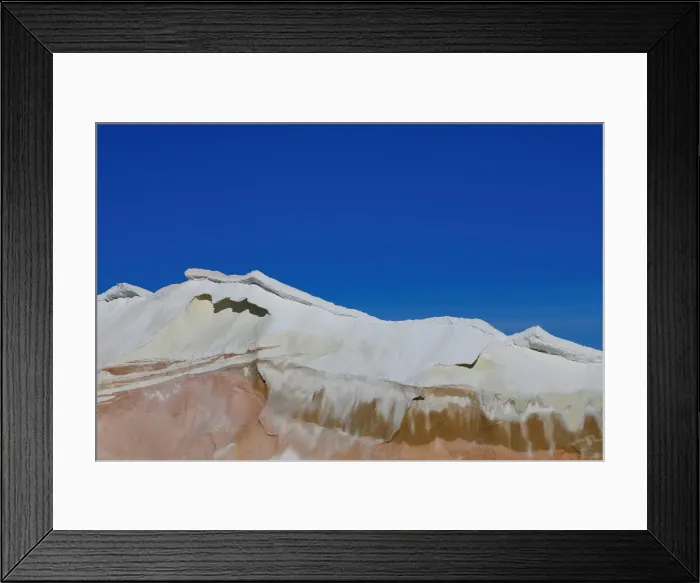 Framed Print : De-icing road salt is piled up in preparation for winter snow storms at Eastern Salt Framed Print : De-icing road salt is piled up in preparation for winter snow storms at Eastern Salt