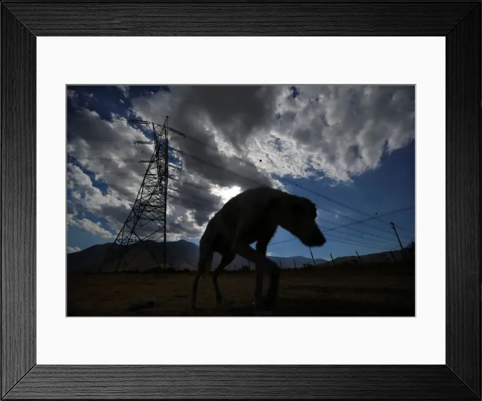 Framed Print : The Wider Image: Chiles tiny Til Til faces big trash problem Framed Print : The Wider Image: Chiles tiny Til Til faces big trash problem