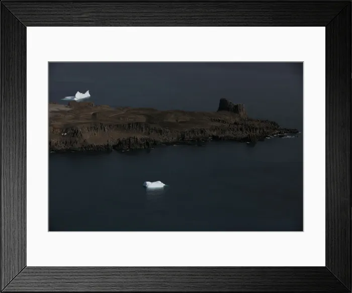 Framed Print : Icebergs float in Hero Bay, Antarctica