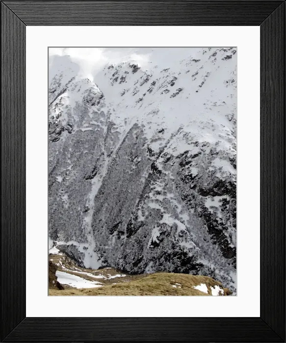 Framed Print : A helicopter conducts a search over the site of an avalanche near Bourg-St-Pierre Framed Print : A helicopter conducts a search over the site of an avalanche near Bourg-St-Pierre