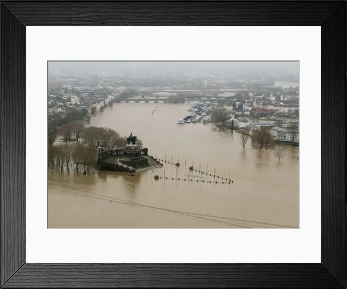 Framed Print : Germanys famous landmark Deutsches Eck, the junction of the river Moselle Framed Print : Germanys famous landmark Deutsches Eck, the junction of the river Moselle