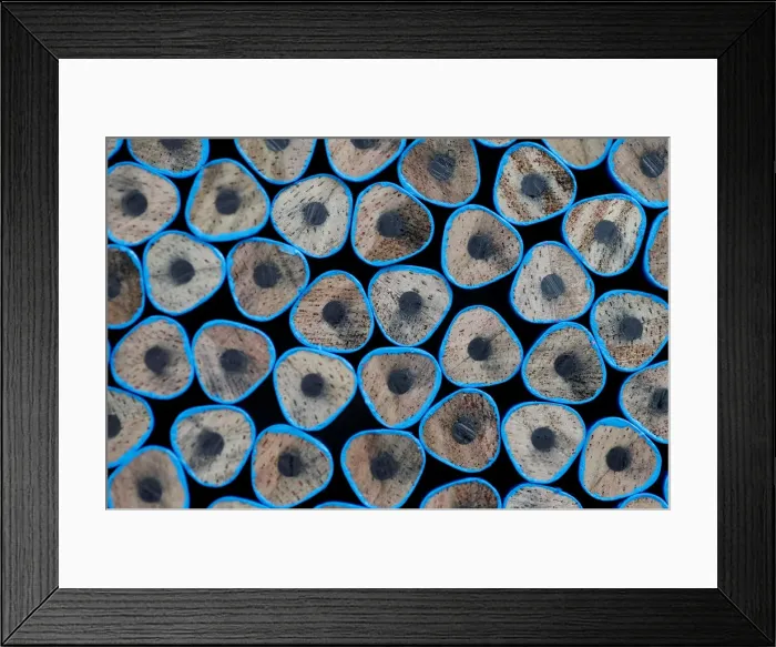 Framed Print : Wood-cased pencils are pictured during their production at Faber-Castell manufacturer in Framed Print : Wood-cased pencils are pictured during their production at Faber-Castell manufacturer in