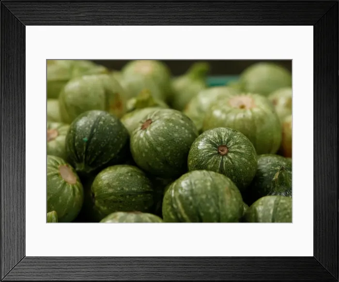 Framed Print : Marrows are seen in vegetable crates at the Farmers Market in Ta Qali Framed Print : Marrows are seen in vegetable crates at the Farmers Market in Ta Qali