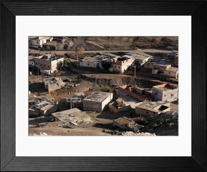 Framed Print : General view shows a part of Jerada Framed Print : General view shows a part of Jerada
