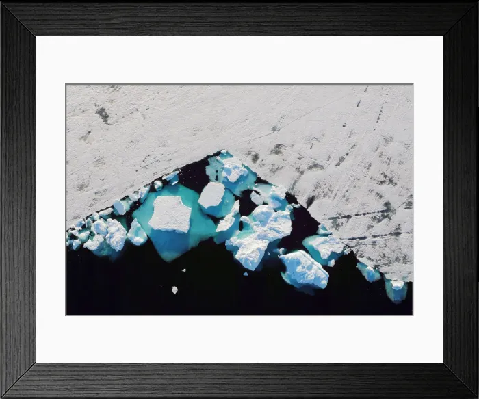 Framed Print : The Wider Image: In Greenland, a glaciers collapse shows climate impact Framed Print : The Wider Image: In Greenland, a glaciers collapse shows climate impact