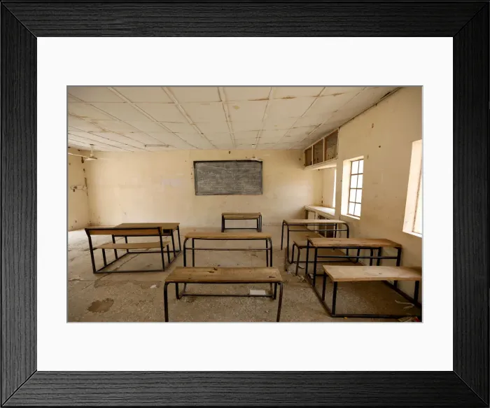 Framed Print : The Wider Image: Parents of Nigerias abducted girls cherish keepsakes Framed Print : The Wider Image: Parents of Nigerias abducted girls cherish keepsakes