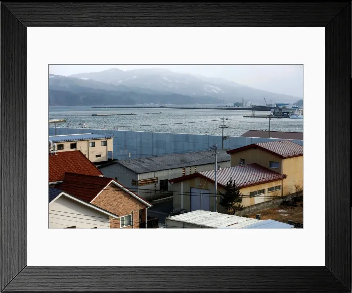 Framed Print : The Wider Image: After tsunami, some Japanese are feeling walled-in Framed Print : The Wider Image: After tsunami, some Japanese are feeling walled-in