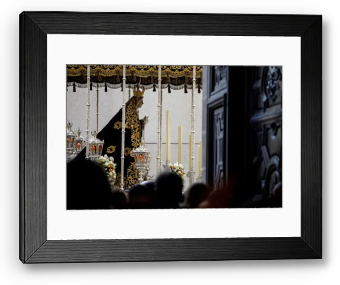 Framed Print : People take part in Los Estudiantes procession during Holy Week in Madrid Framed Print : People take part in Los Estudiantes procession during Holy Week in Madrid