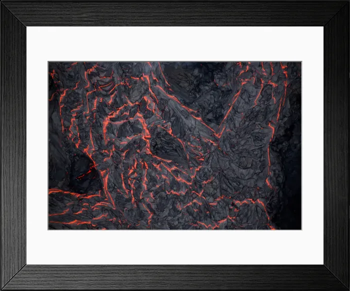 Framed Print : Lava flows on the outskirts of Pahoa Framed Print : Lava flows on the outskirts of Pahoa