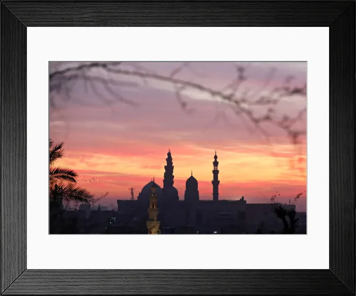 Framed Print : A general view of Al-Rifai Mosque in the old Islamic area of Cairo Framed Print : A general view of Al-Rifai Mosque in the old Islamic area of Cairo