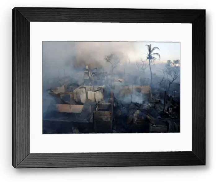 Framed Print : The Wider Image: Manilas slums an endless battle for firefighters Framed Print : The Wider Image: Manilas slums an endless battle for firefighters